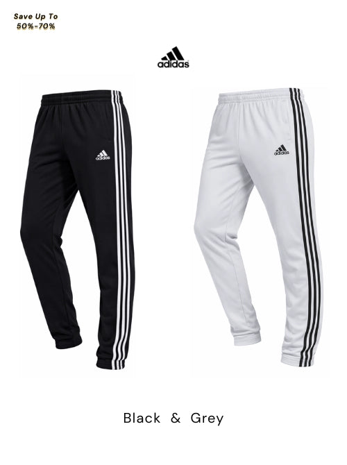 Adidas Men Track Pants Combo (Black &amp; Grey) +7 Adidas Men Track Pants Combo (Black & Grey)
