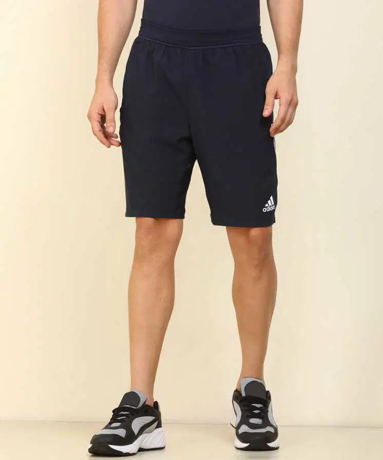 ADIDAS Solid Men Dark Blue Sports Shorts