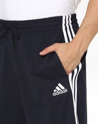 ADIDAS Solid Men Blue Sports Shorts With Three Stripes