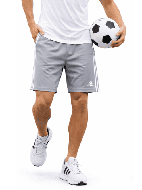 Original ADIDAS Solid Men Sports Shorts (Grey, Black, Blue) 3-Pack