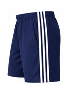 Original ADIDAS Solid Men Sports Shorts (Grey, Black, Blue) 3-Pack