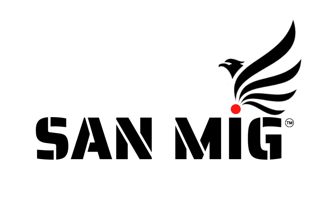 SANMIG Men White Solid Polo Collar T-shirt With Embroidery