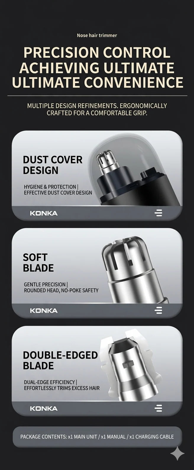 Pocket Electric Nose Hair Trimmer