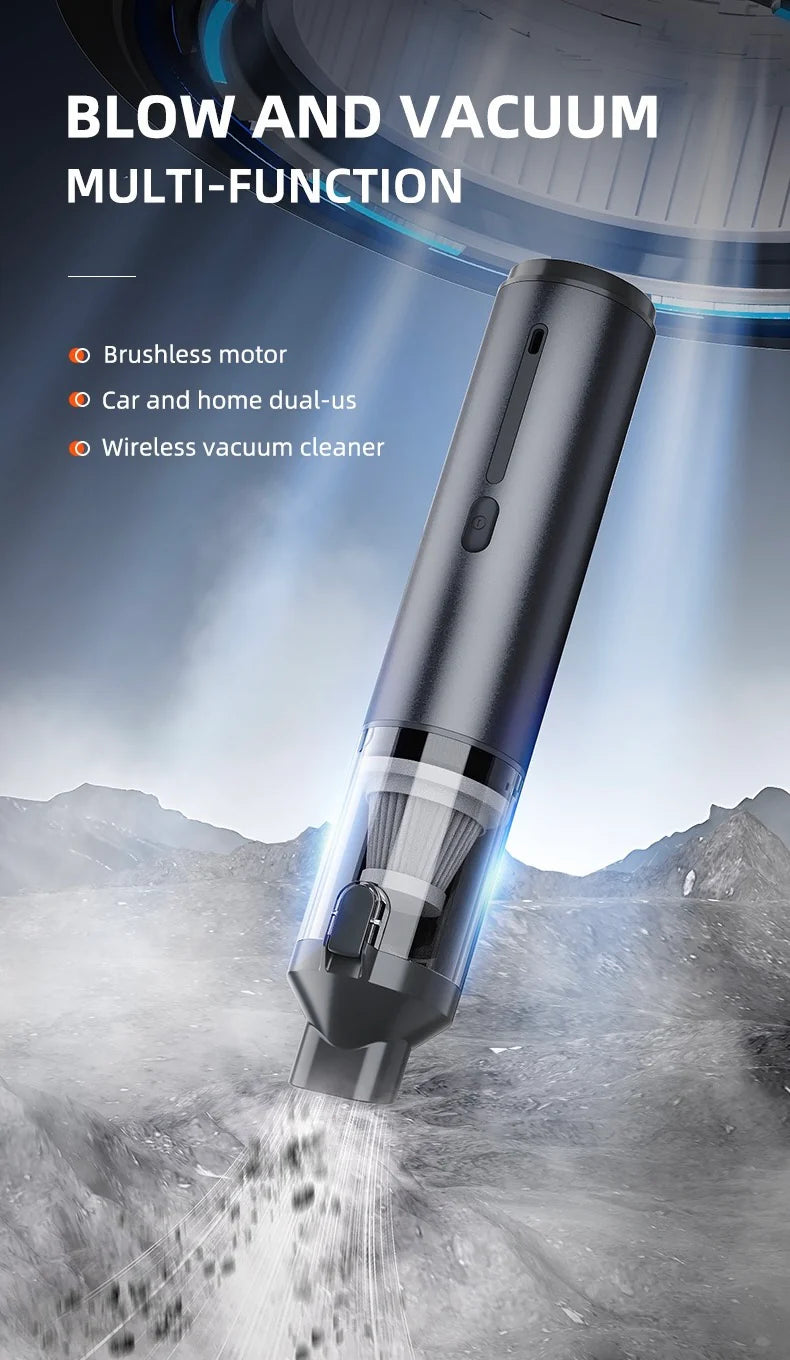 AirTrek Pro – Compact Vacuum & Blower with Enhanced Dual Power