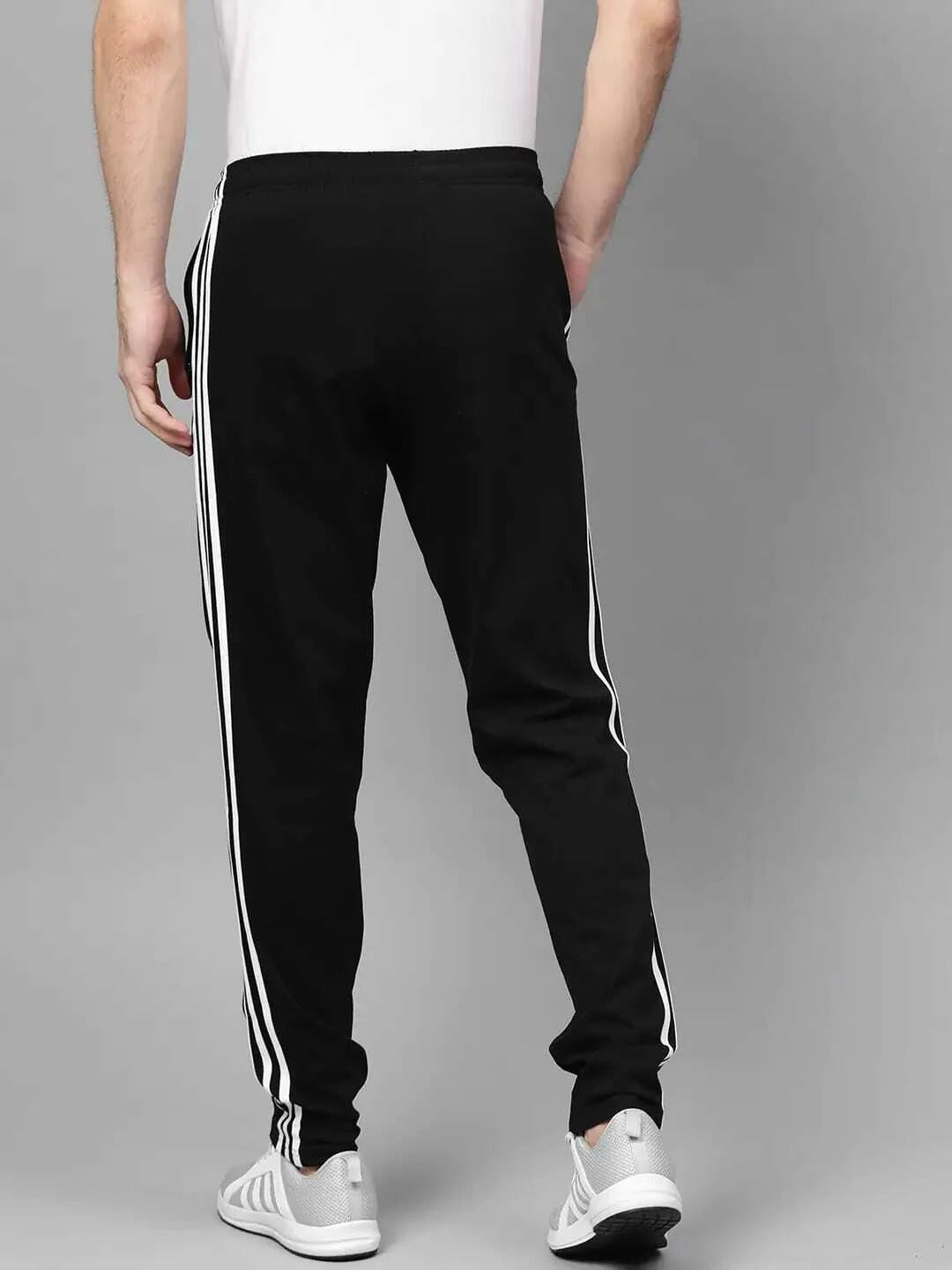 Adidas Mens Essentials Fleece Open Hem 3-Stripes Pant