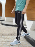 Adidas Mens Essentials Fleece Open Hem 3-Stripes Pant